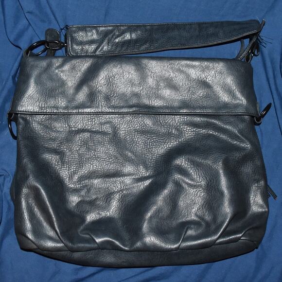 Billabong Convertible Top Handle Tote Hobo Bag Purse Black - Picture 2 of 10